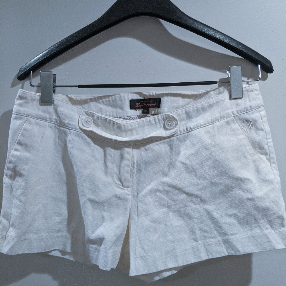 Ben Sherman white hot shorts cotton medium